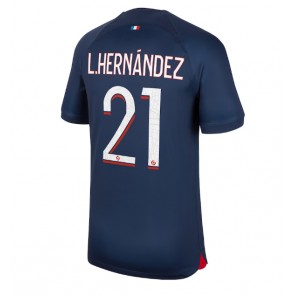 Paris Saint-Germain Lucas Hernandez #21 Koszulka Podstawowych 2023-24 Krótki Rękaw